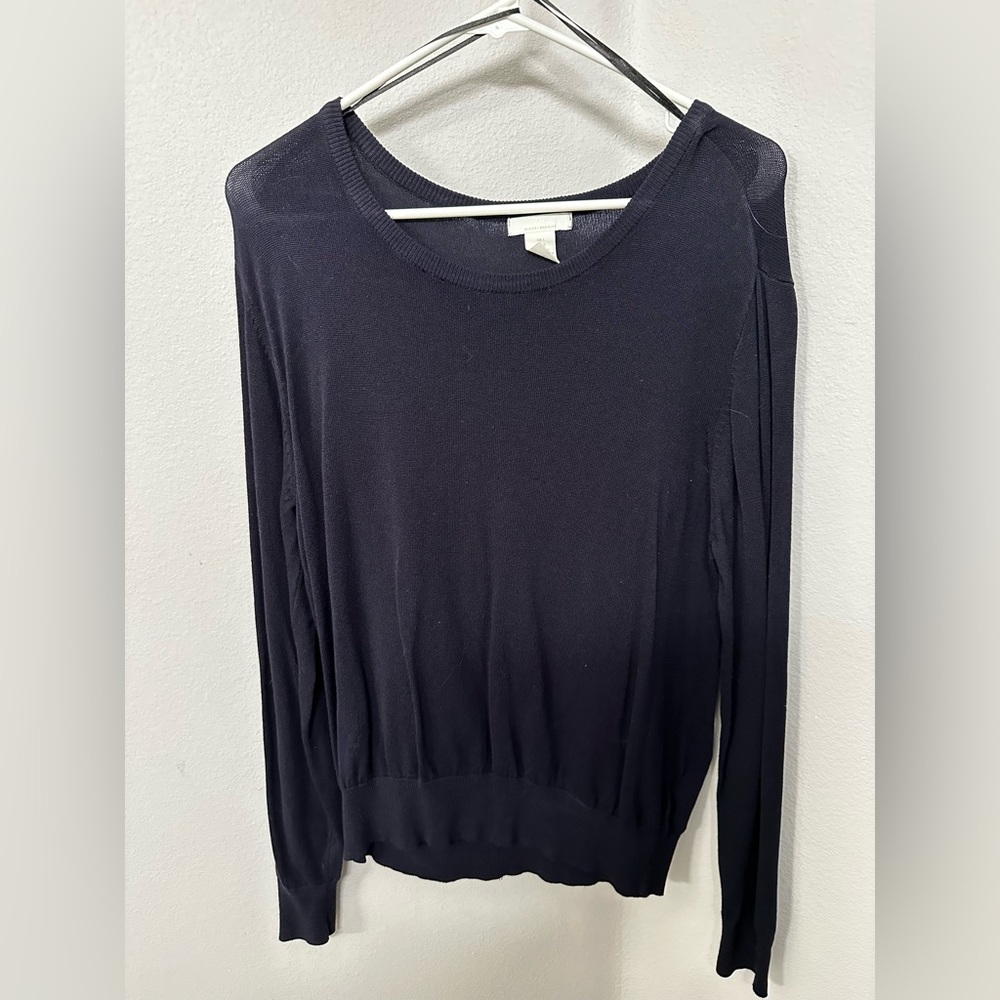 Navy Blue Sweater. H&M. Size L.